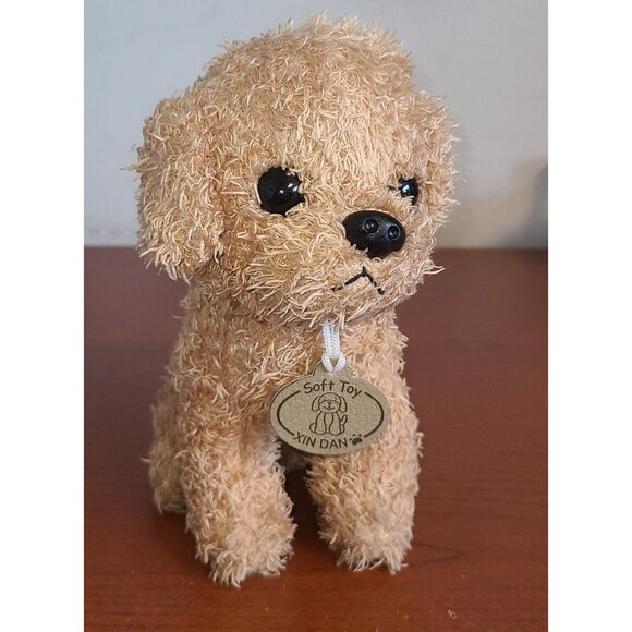 Pet Puppy Dog Brown Stuffed Animal Plush Soft Toy Xin Dan Poodle Labradoodle 8